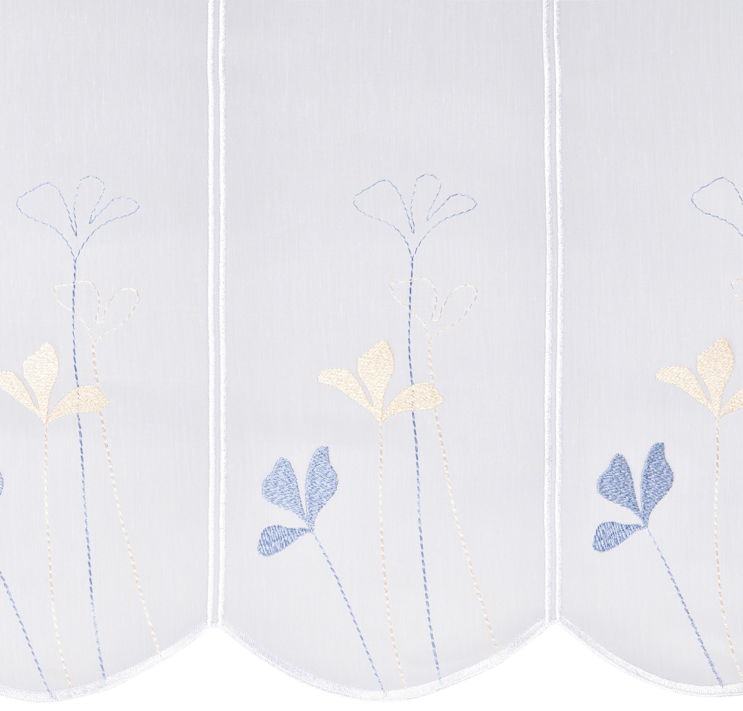 KURZGARDINE 60 cm   - Blau, Basics, Textil (60cm) - Esposa