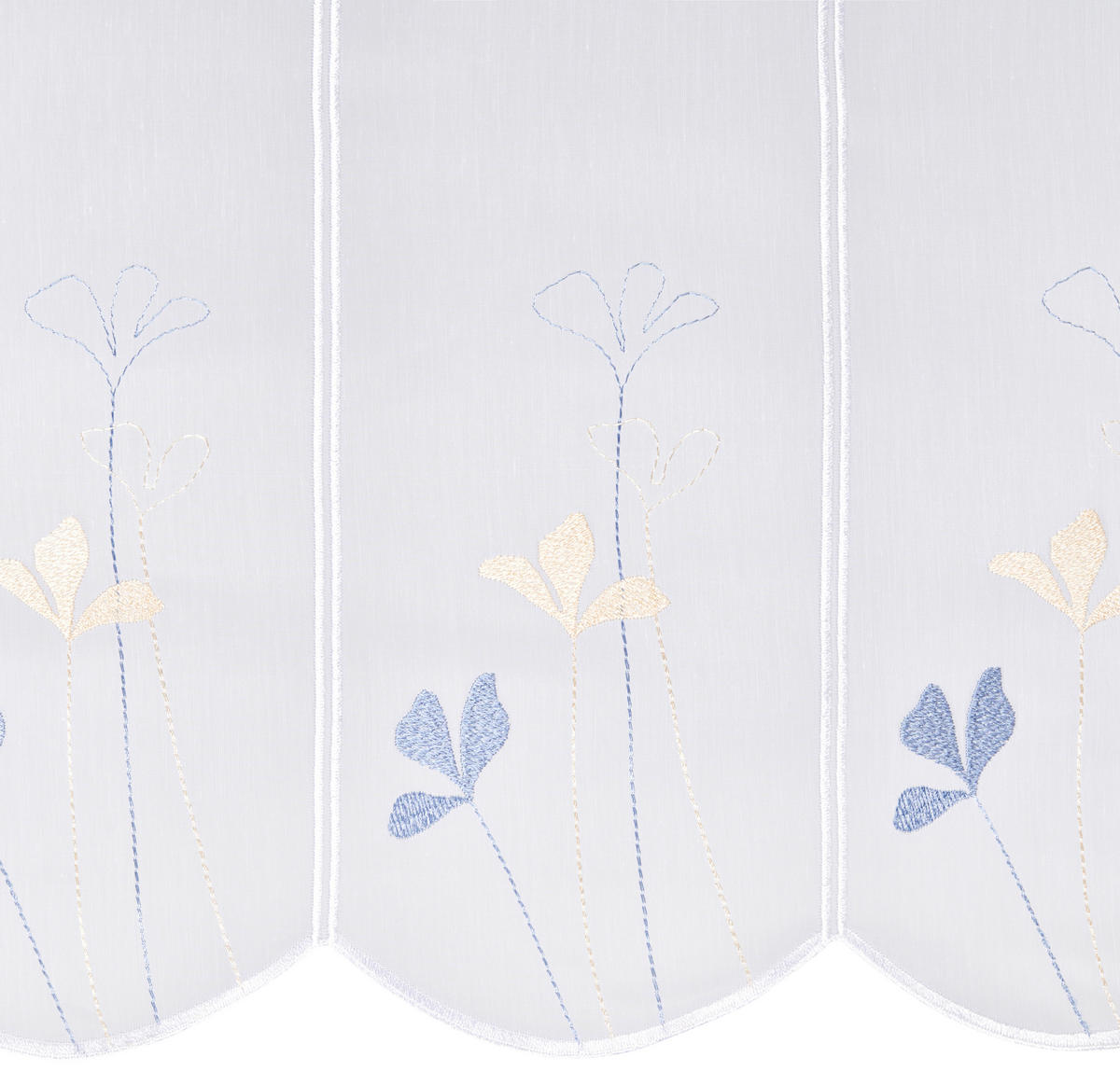 KURZGARDINE 60 cm   - Blau, Basics, Textil (60cm) - Esposa