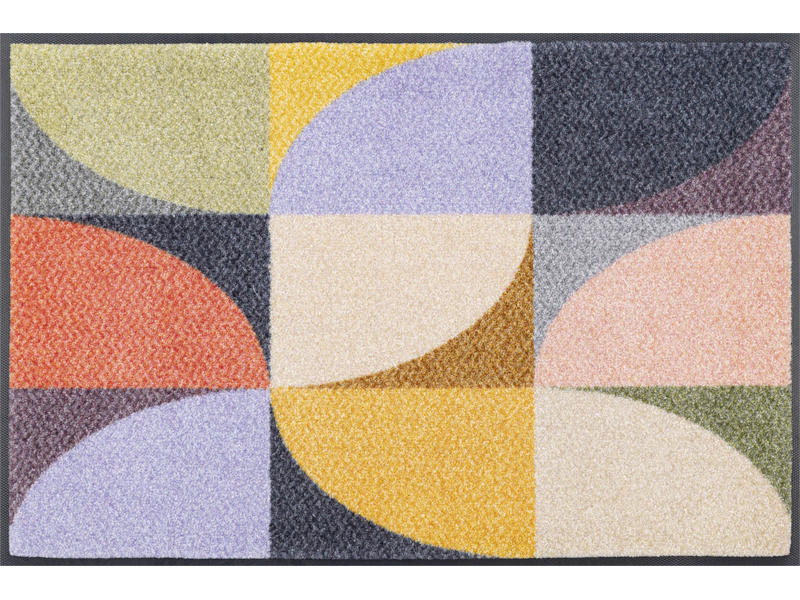wash+dry FUßMATTE Colour Moments Mehrfarbig 50x75 cm