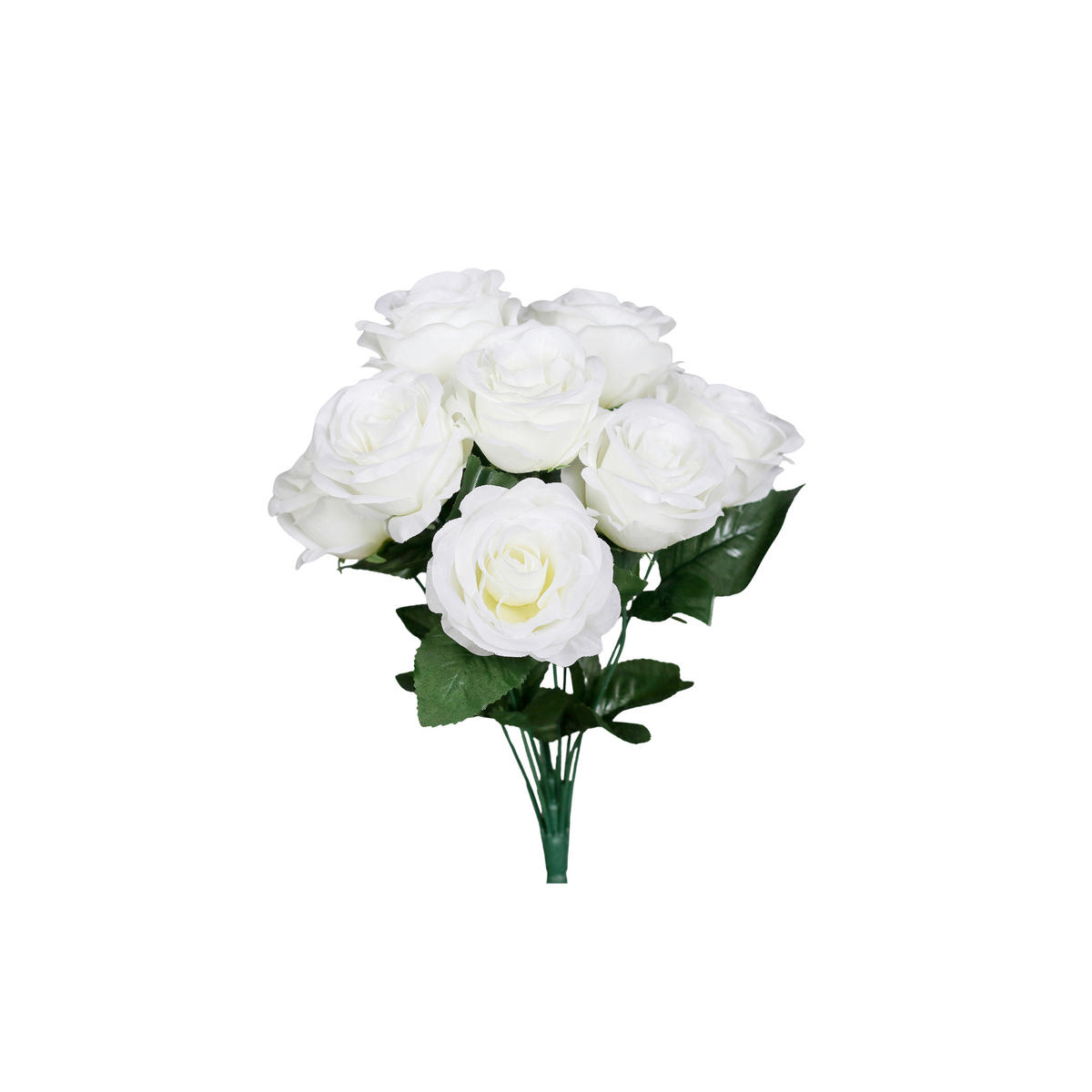 ROSE - Creme/Grün, Basics, Kunststoff/Textil (40cm)