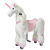 REITPFERD - Rosa/Weiß, Basics, Kunststoff/Textil (76/27/85cm) - My Baby Lou