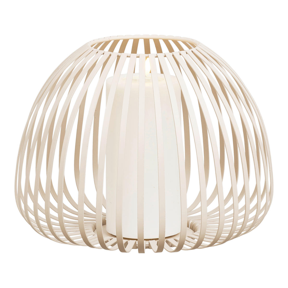 LATERNE - Beige, Basics, Metall (25/20cm)