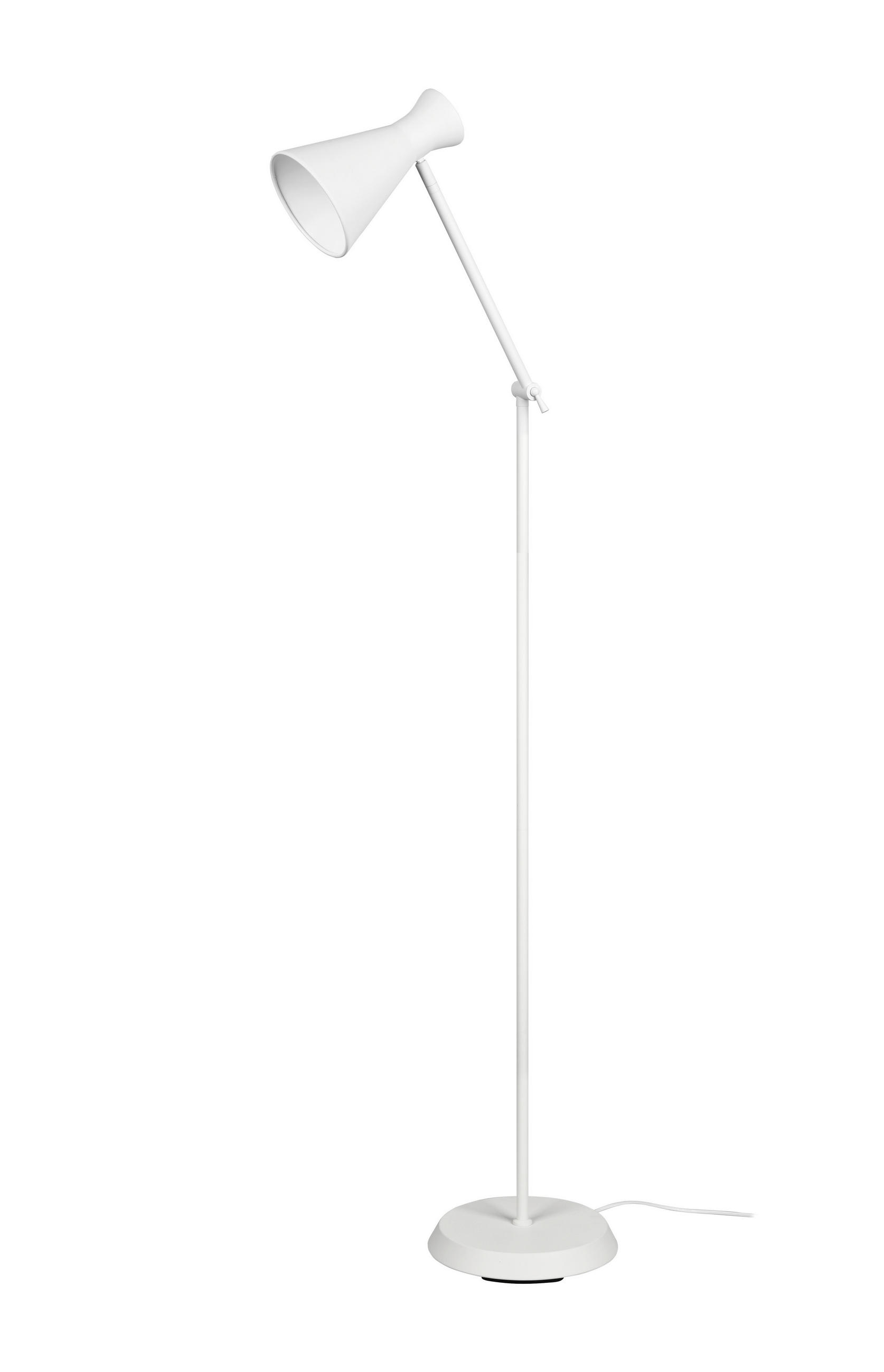 STEHLEUCHTE  48,8/25/150 cm   - Weiß, KONVENTIONELL, Metall (48,8/25/150cm)