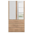 DREHTÜRENSCHRANK in Sonoma Eiche - Sonoma Eiche, Design, Glas/Holzwerkstoff (101/197/60cm) - Novel