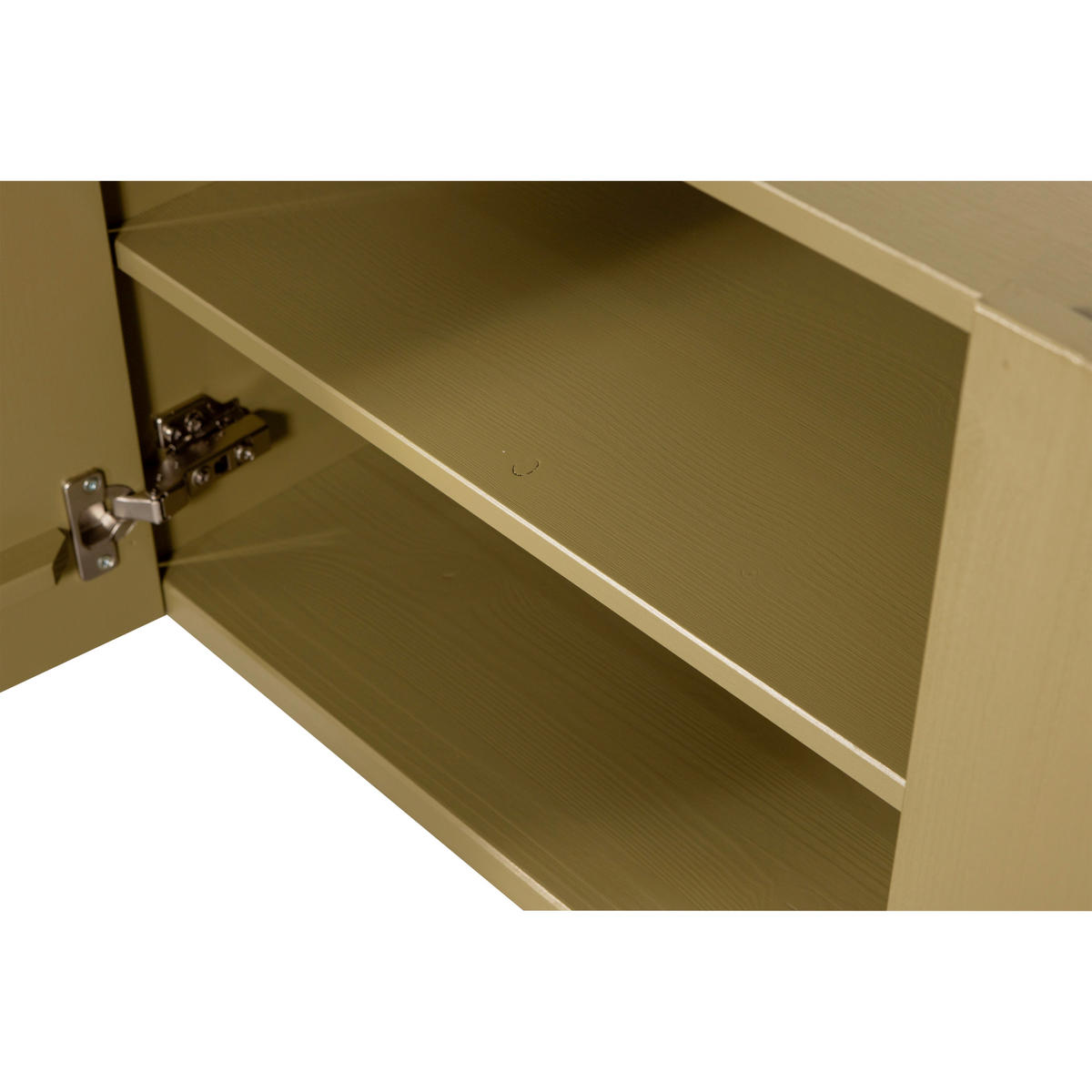 LOWBOARD Basu 152/53/46 cm   - Grün, Design, Holz (152/53/46cm) - Livetastic