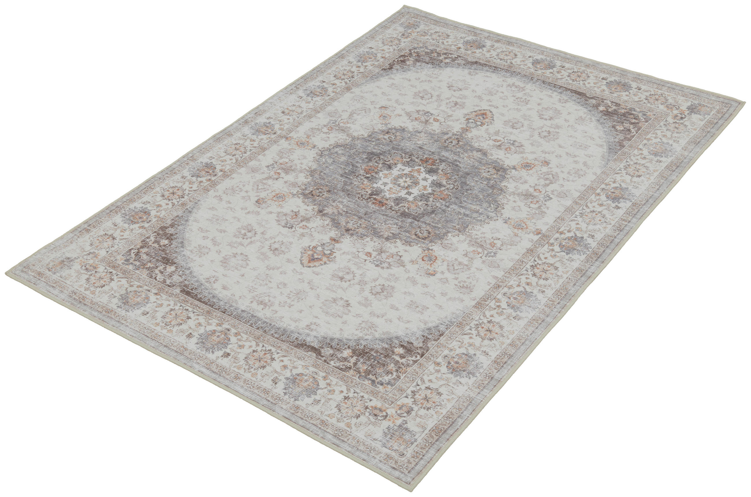 VINTAGE-TEPPICH 160/230 cm Leo  - Beige, Lifestyle, Kunststoff/Textil (160/230cm) - Novel
