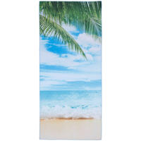 PEŠKIR ZA PLAŽU 80/180 cm , plava, višebojna  - višebojna/plava, Osnovno, tekstil (80/180cm) - Esposa