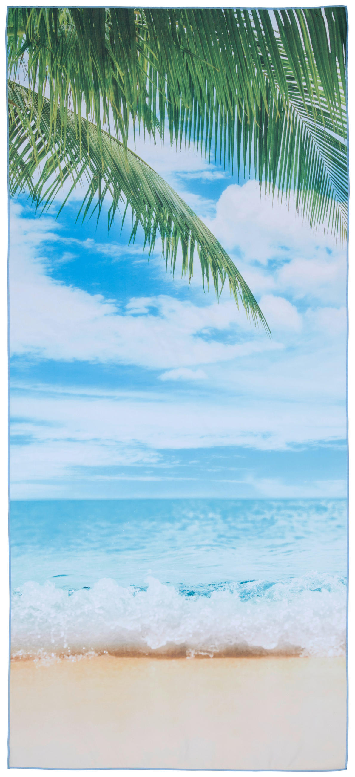 PEŠKIR ZA PLAŽU 80/180 cm , plava, višebojna  - višebojna/plava, Osnovno, tekstil (80/180cm) - Esposa