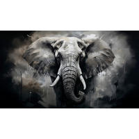 ALUMINIUMBILD Tiere  - Multicolor, Basics, Metall (180/100/2cm) - Euroart