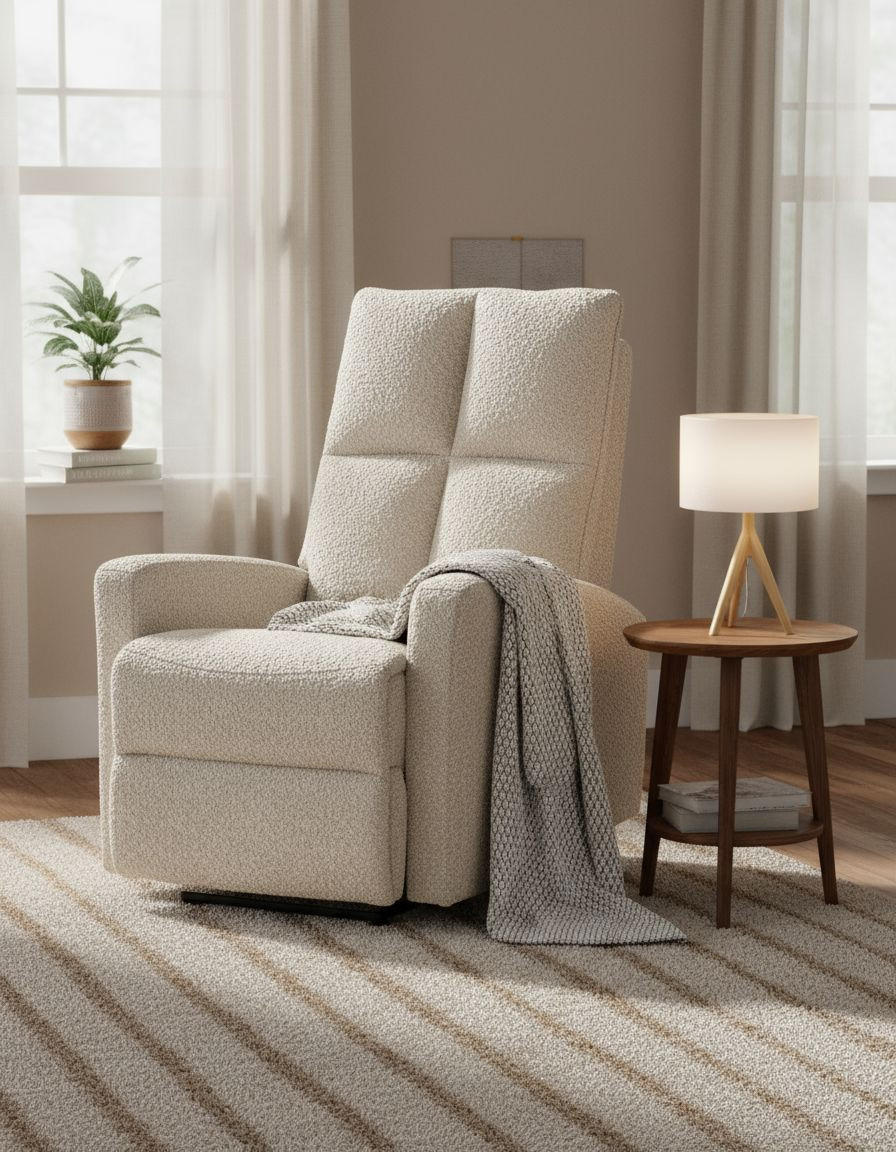 RELAXSESSEL in Metall, Textil Beige  - Beige/Schwarz, Design, Kunststoff/Textil (75/110/88cm) - Livetastic