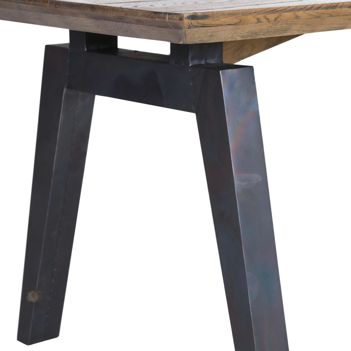 ESSTISCH in Holz 240/100/77 cm  - Graublau/Eichefarben, MODERN, Holz/Metall (240/100/77cm) - Livetastic