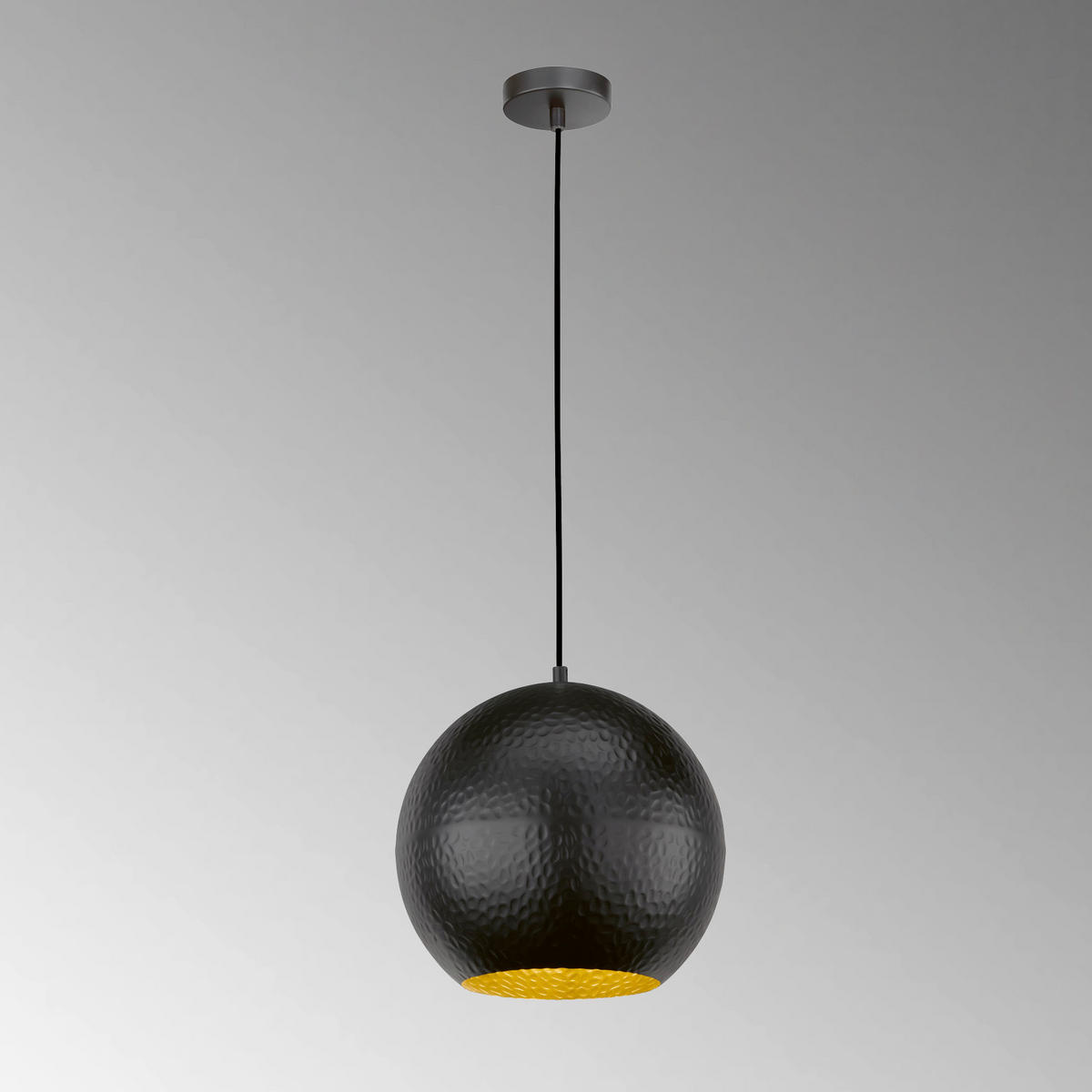 ZÁVĚSNÉ SVÍTIDLO, 30/140 cm  - černá/barvy zlata, Design, kov (30/140cm) - Fischer & Honsel