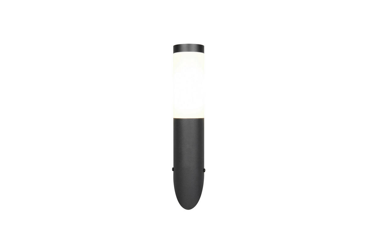 VÄGGLAMPA FÖR UTOMHUS - vit/svart, Design, metall/plast (7,5/17/39cm) - Trio Leuchten