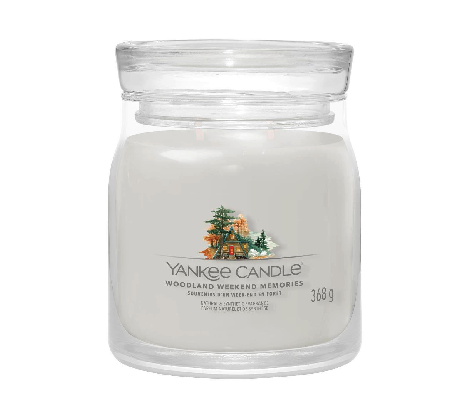 DIŠEČA SVEČA - bela, Basics, steklo (9.3/11.4cm) - Yankee Candle
