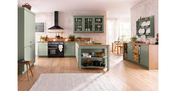 EINBAUKÜCHE   - Grün, LIFESTYLE, Holzwerkstoff - Novel