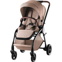 KINDERWAGEN  Rio  Teak  - Hellbraun/Grau, Basics, Textil/Metall (55/120/93cm) - Britax Römer