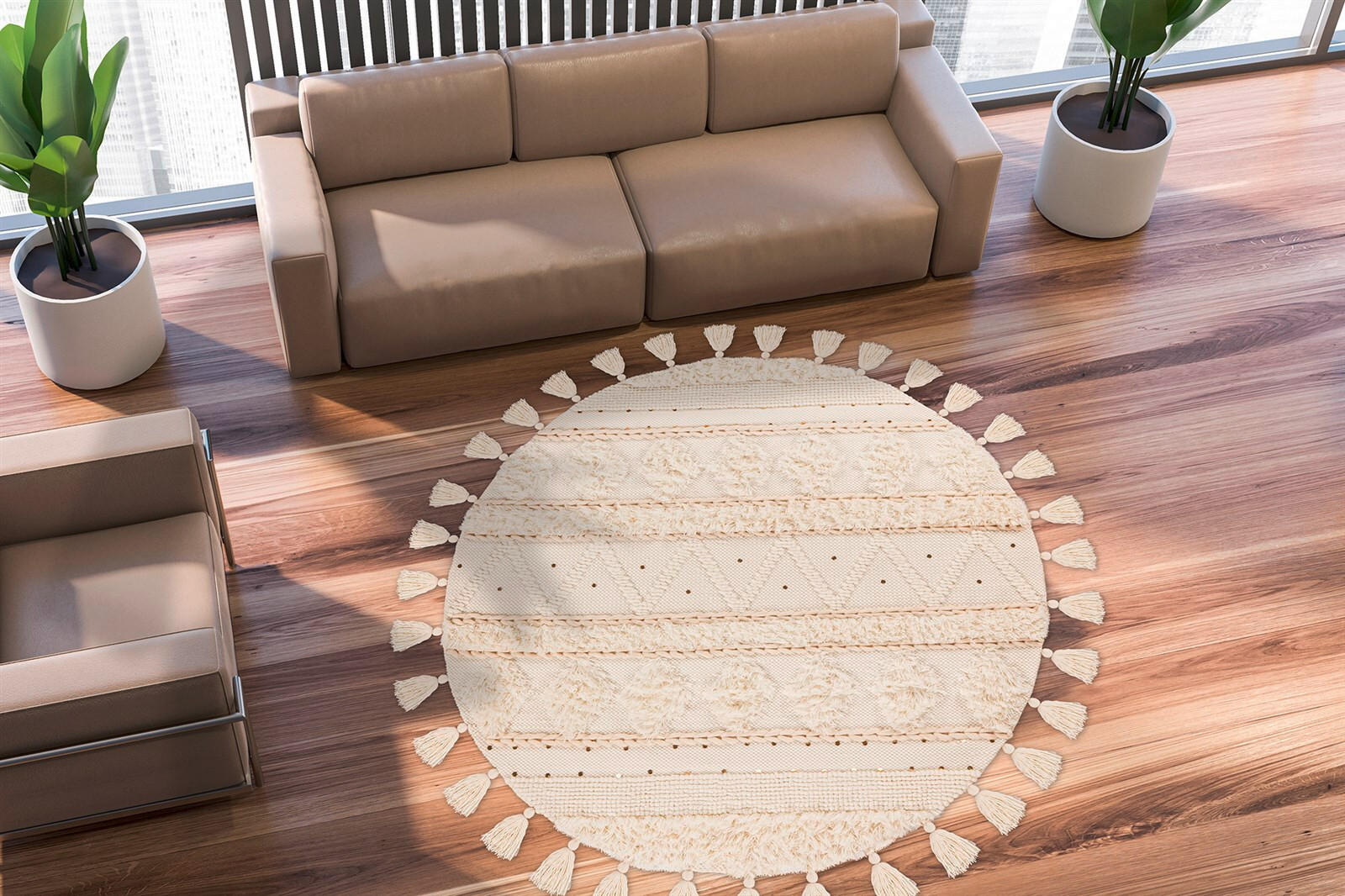 TEPPICH 160 cm Bohist 525 Creme Multicolor  - Multicolor, KONVENTIONELL, Textil (160cm)