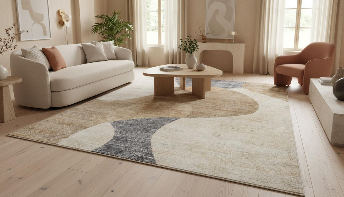 TKANÝ KOBEREC, 160/240 cm vícebarevná - vícebarevná, Design, textil (160/240cm) - Novel