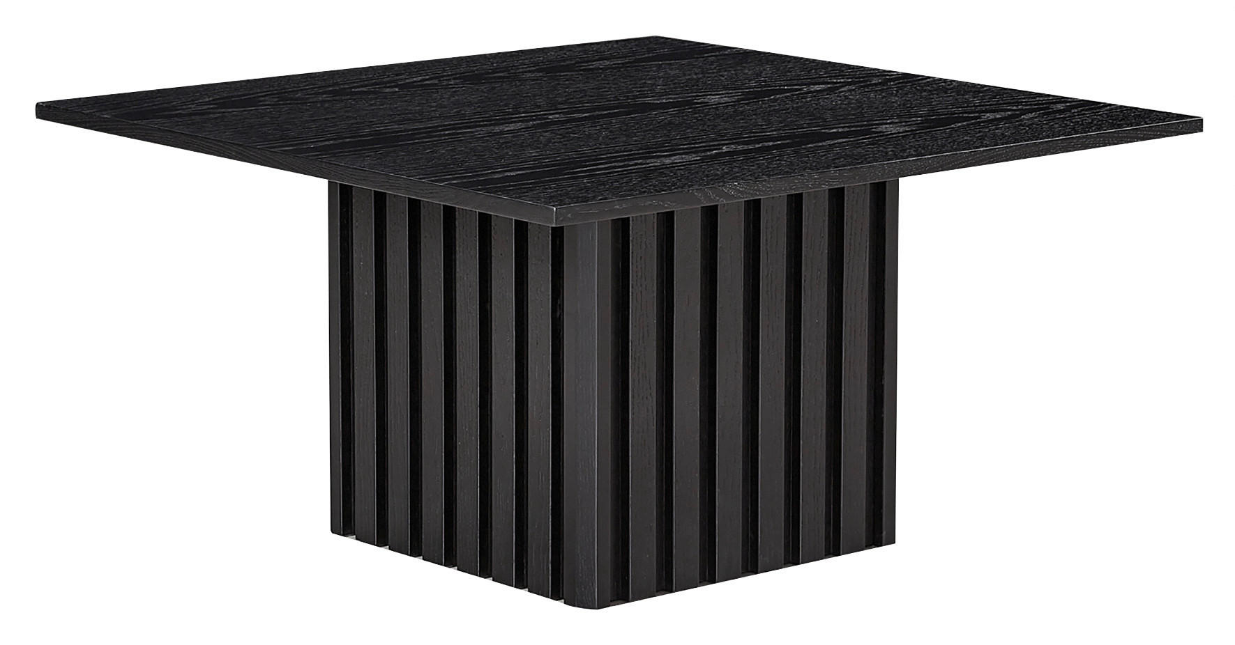 SOFFBORD i trä 85/85/44 cm  - svart, Design, trä (85/85/44cm)