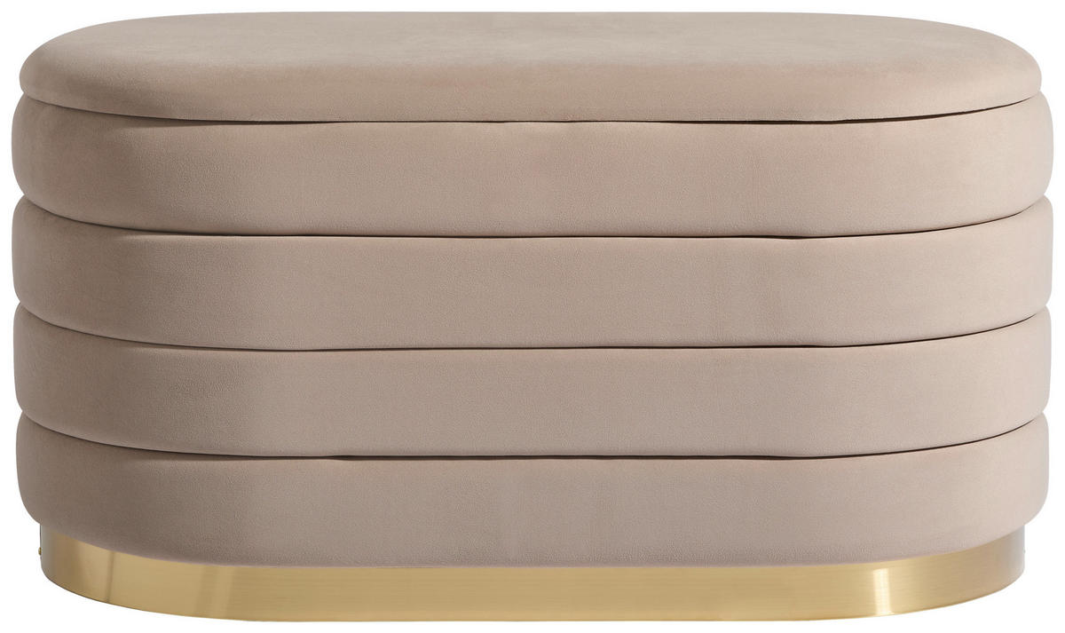 HOCKER in Metall, Textil, Holzwerkstoff  - Design, Holzwerkstoff/Textil (80/42/42cm) - MID.YOU