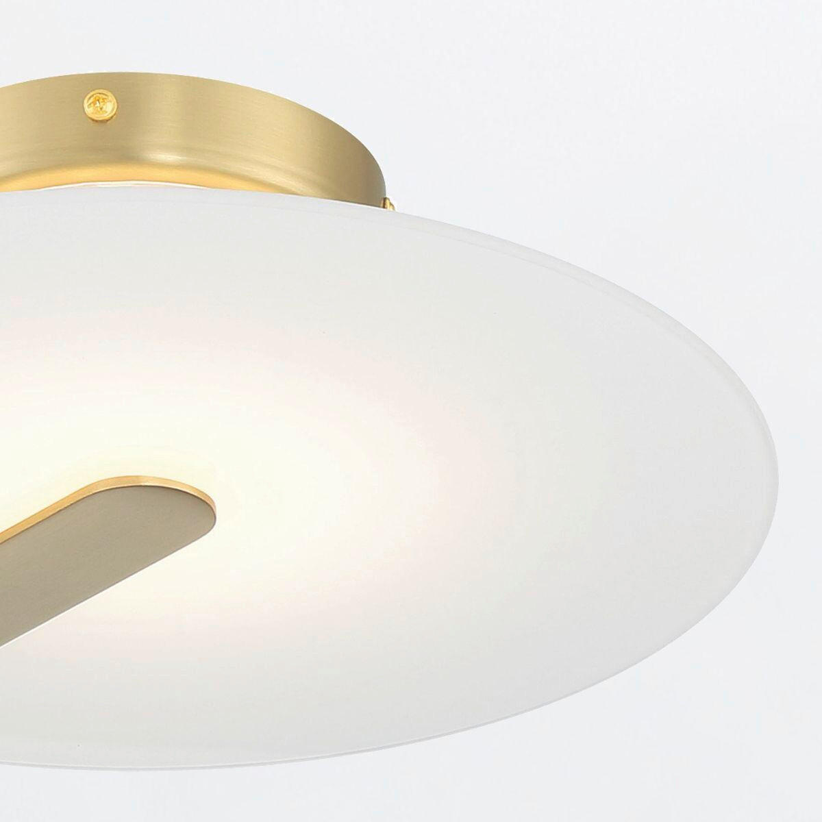 LED-DECKENLEUCHTE 31/9,2 cm    - Chromfarben, Basics, Glas/Metall (31/9,2cm) - Elstead Lighting