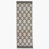 LÄUFER 80/300 cm  - Schwarz, Basics, Kunststoff/Textil (80/300cm) - Flair Rugs