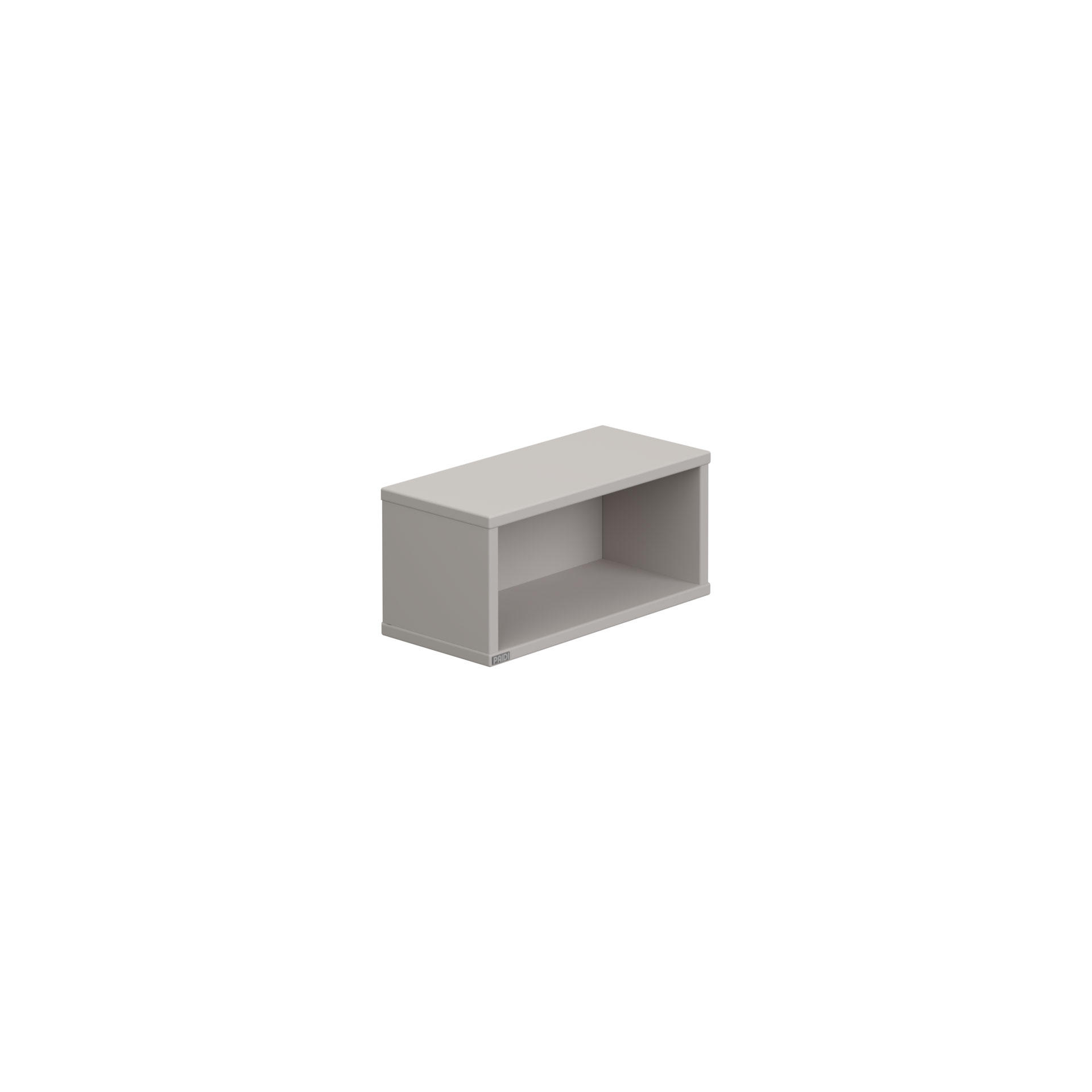 HÄNGEELEMENT in Grau   - Grau, Basics, Holzwerkstoff (40/18,5/18,7cm) - Paidi