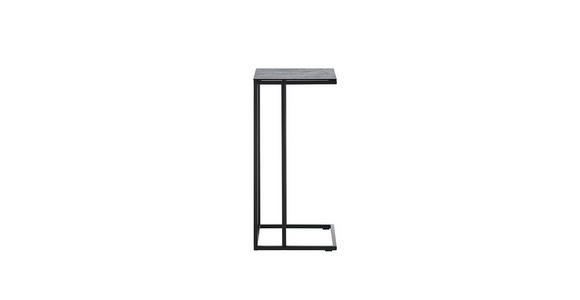 COUCHTISCH Sicherheitsglas 40/35/70 cm rechteckig Schwarz, Grau - Schwarz/Grau, Design, Glas/Metall (40/35/70cm) - Xora