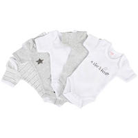 BABYBODY SET  - vit/grå, Basics, textil (86/92null) - My Baby Lou