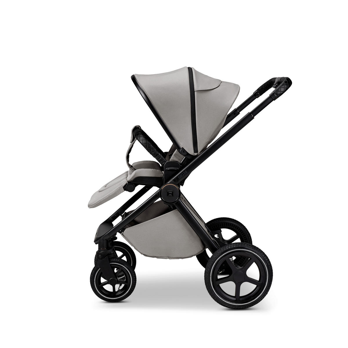 KOMBIKINDERWAGEN  Gio 2.0  Ghost  - Blaugrau, Basics (84/61/114cm) - Moon