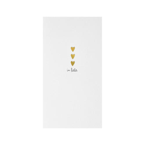 KARTE  - Weiss, Basics, Papier (17,50/12,50/0,1cm) - Räder