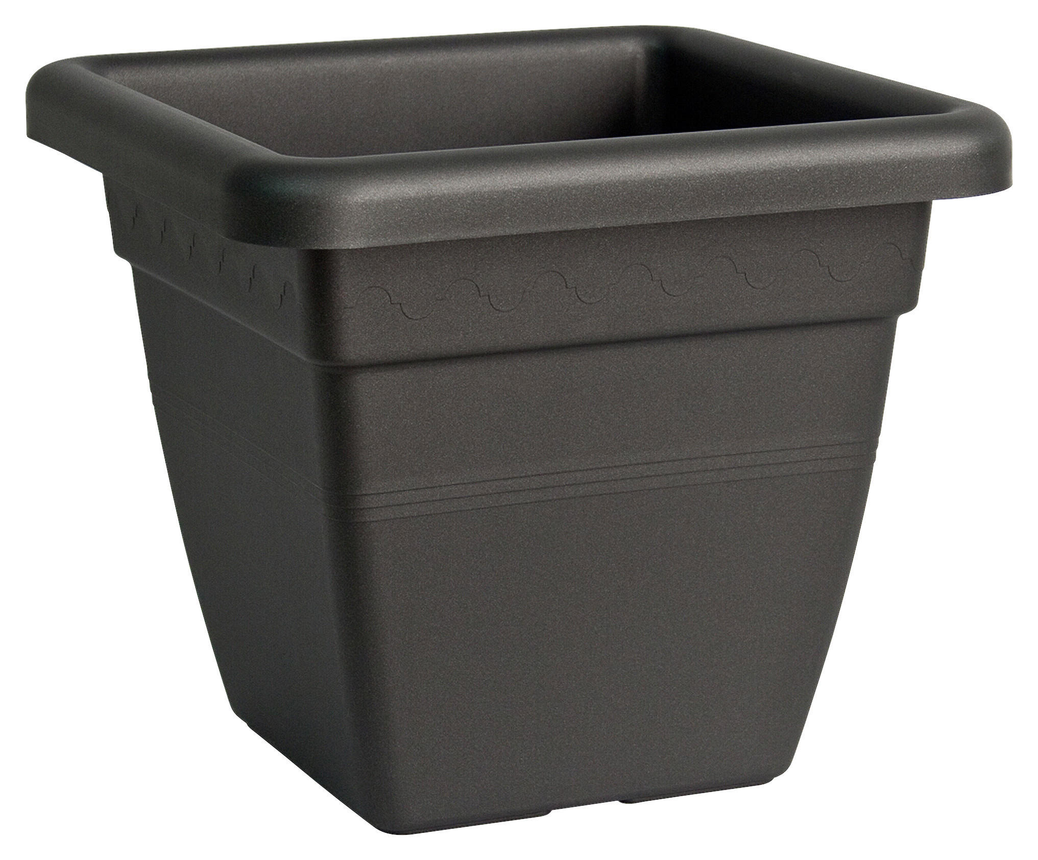 PFLANZENTOPF - Anthrazit, Basics, Kunststoff (46/40/46cm)