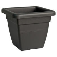 PFLANZENTOPF  - Anthrazit, Basics, Kunststoff (46/40/46cm)