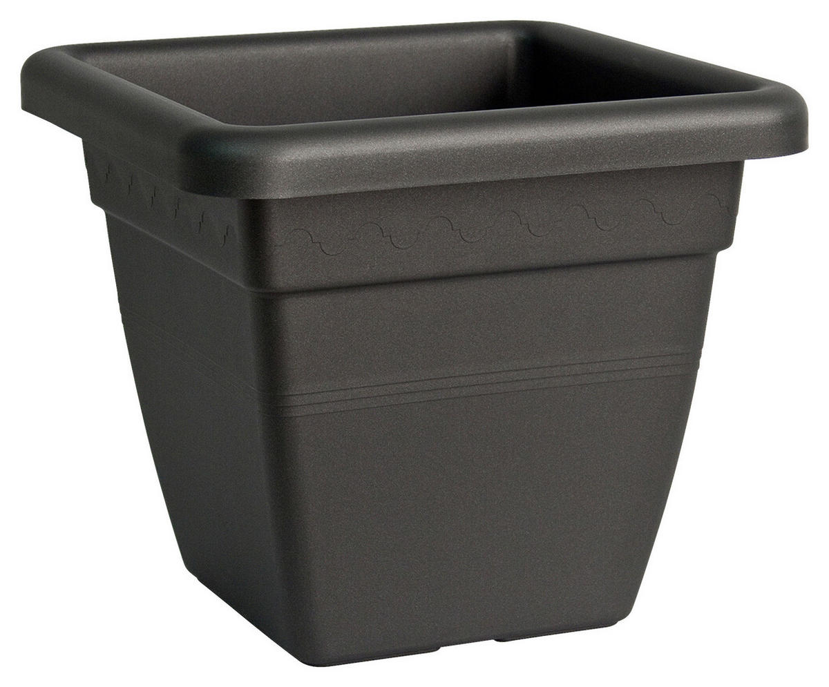 PFLANZENTOPF  - Anthrazit, Basics, Kunststoff (46/40/46cm)