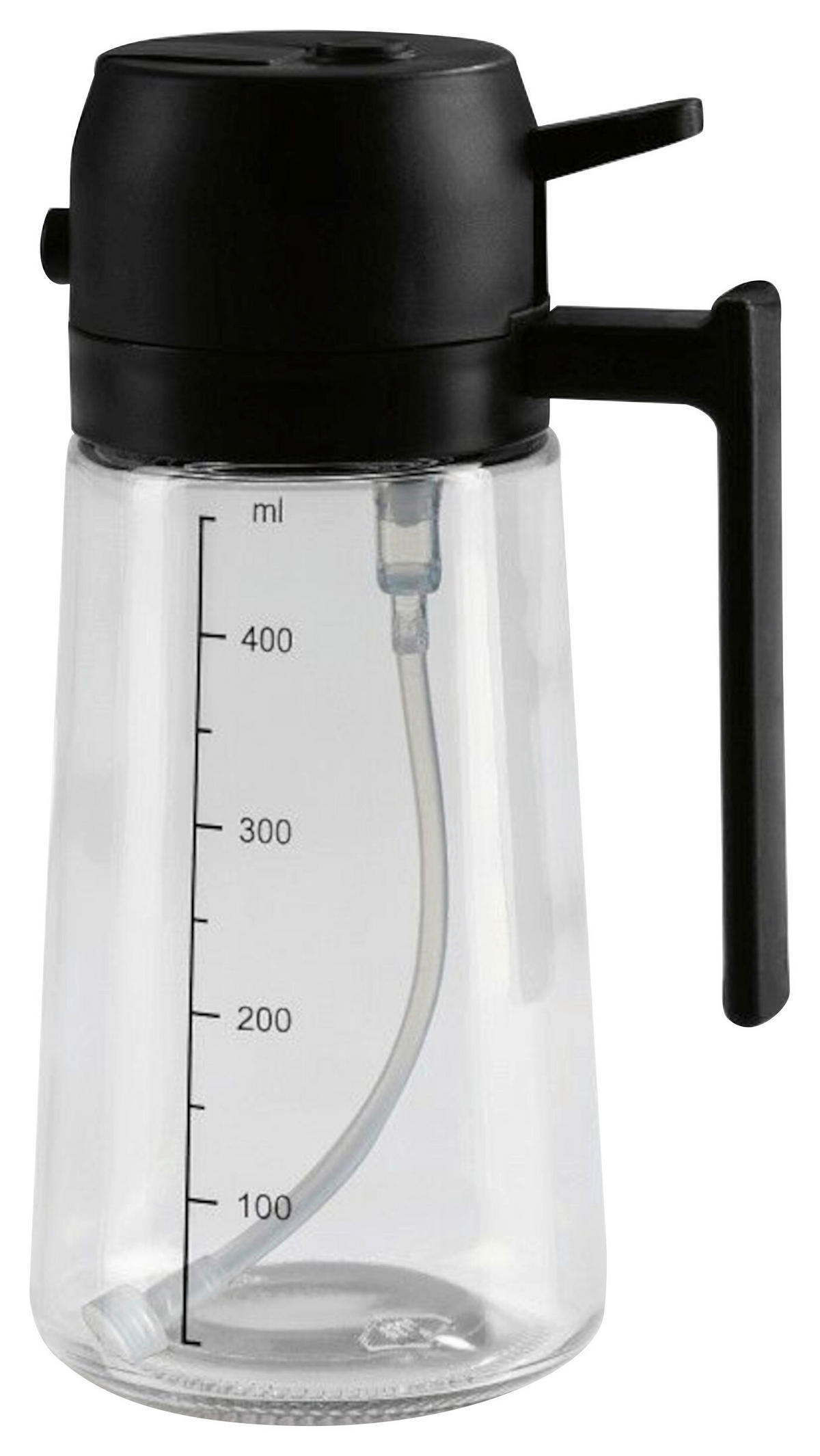 ÖLSPRÜHER - Transparent/Schwarz, Basics, Glas/Kunststoff - GOURMETMAXX