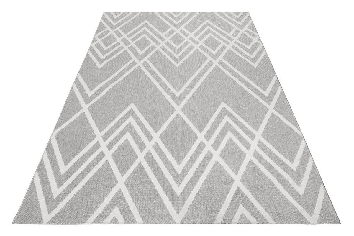 OUTDOORTEPPICH 80/150 cm Rave Creme, Weiß  - Creme/Weiß, Design, Textil (80/150cm) - Esprit