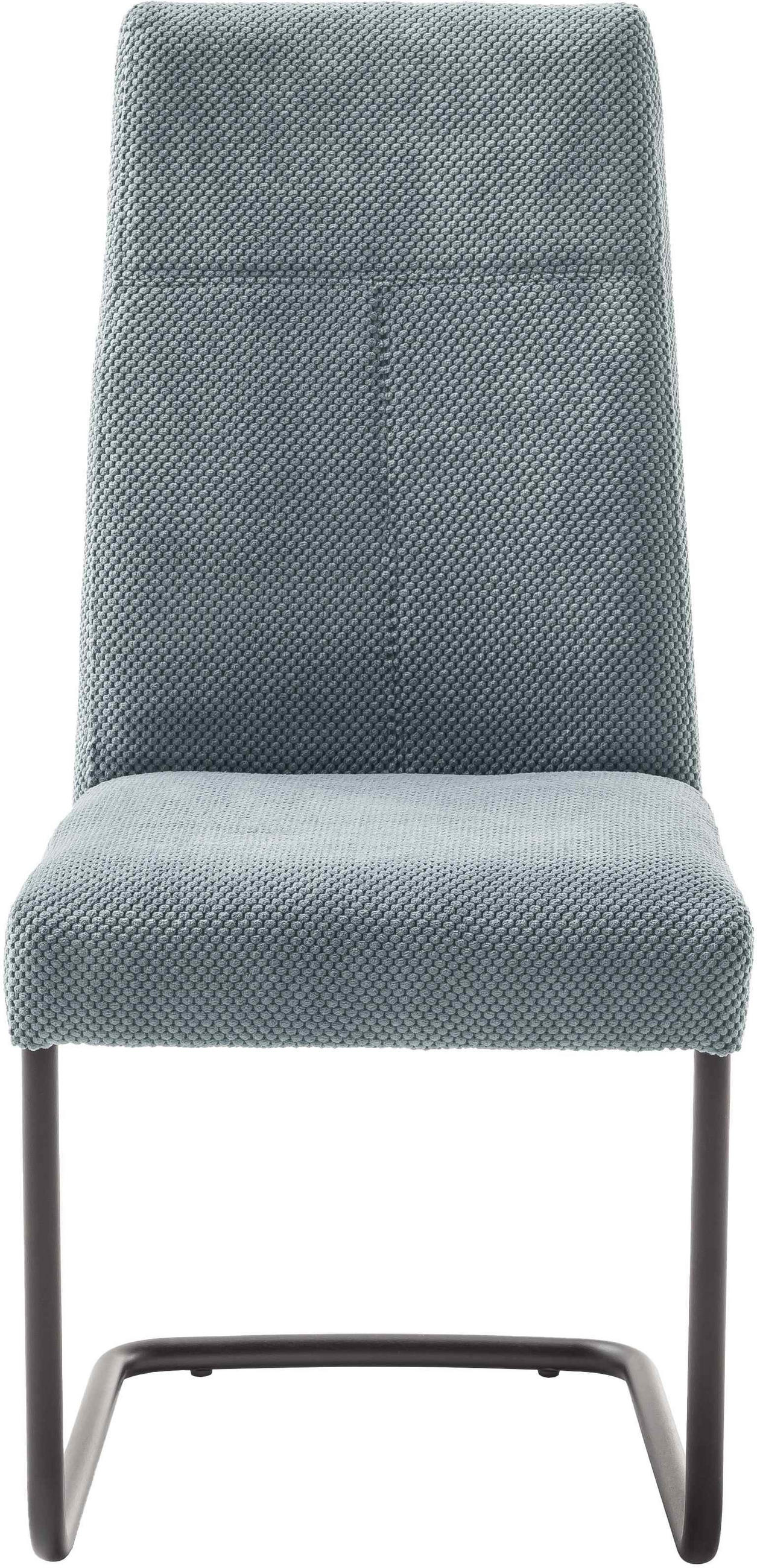 SCHWINGSTUHL  in Cord  - Jadegrün/Schwarz, MODERN, Textil/Metall (50/102/63cm) - Carryhome