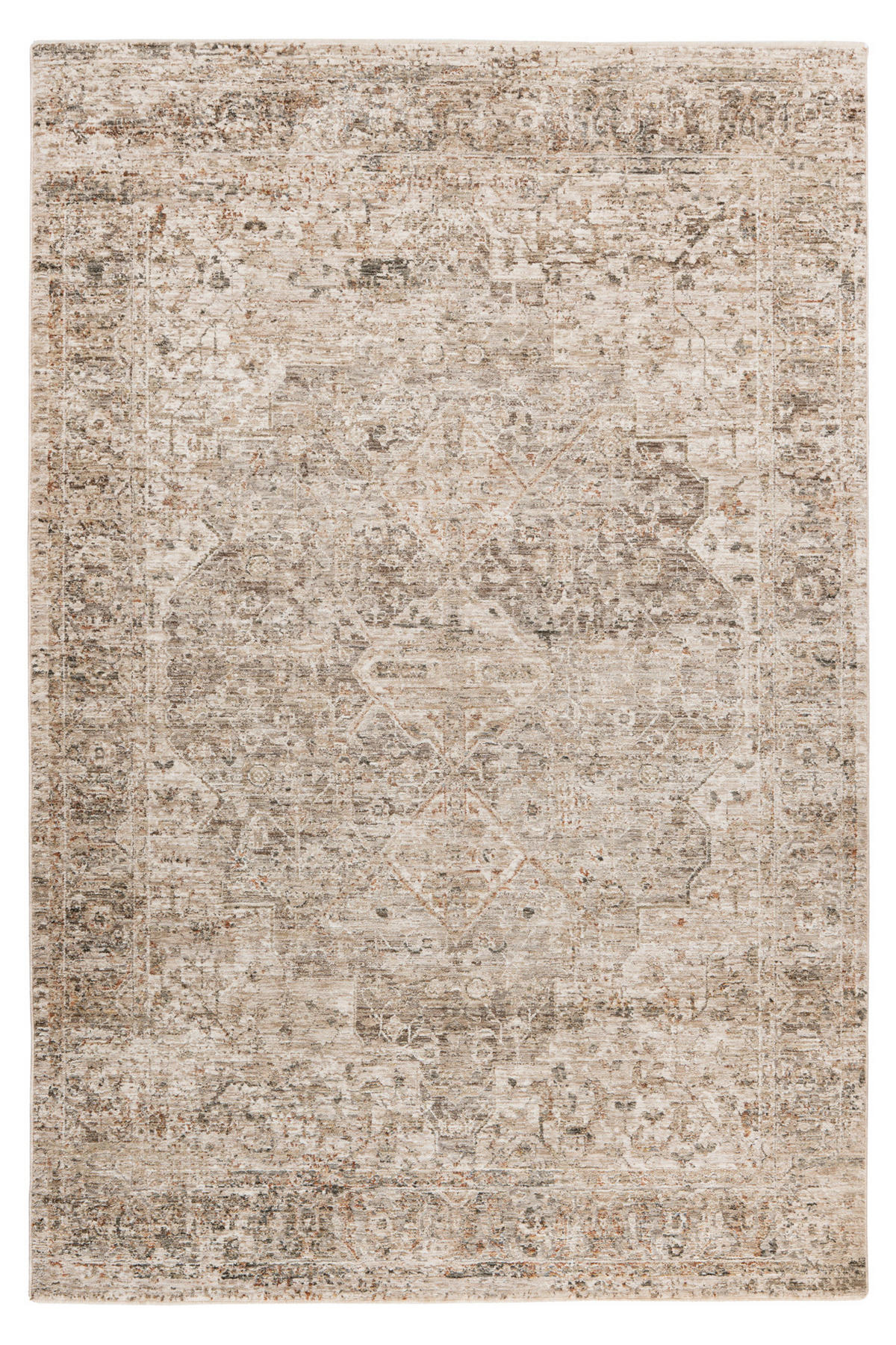 VINTAGE-TEPPICH 60/110 cm My Everest  - Beige, Basics, Textil (60/110cm)
