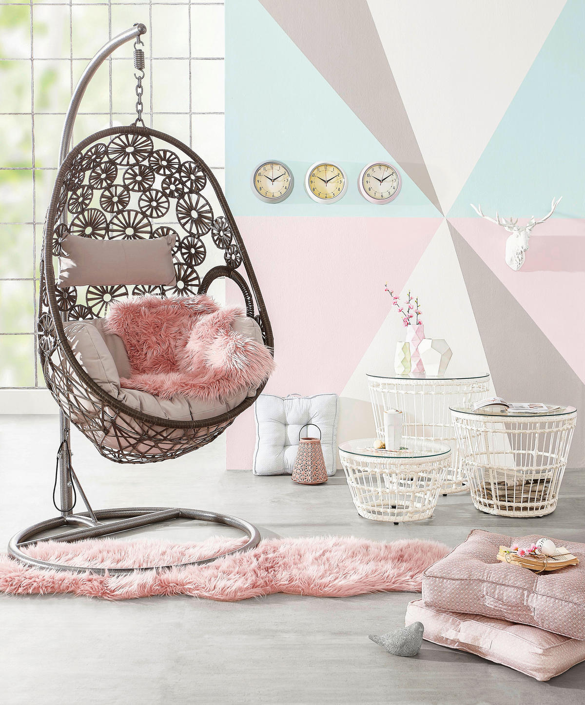KUNSTFELL 60/180 cm Rosa  - Rosa, Basics, Textil/Fell (60/180cm) - Ambia Home