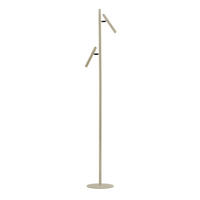 LED-STEHLEUCHTE 20/163 cm    - Sandfarben/Weiß, MODERN, Kunststoff/Metall (20/163cm) - Hell