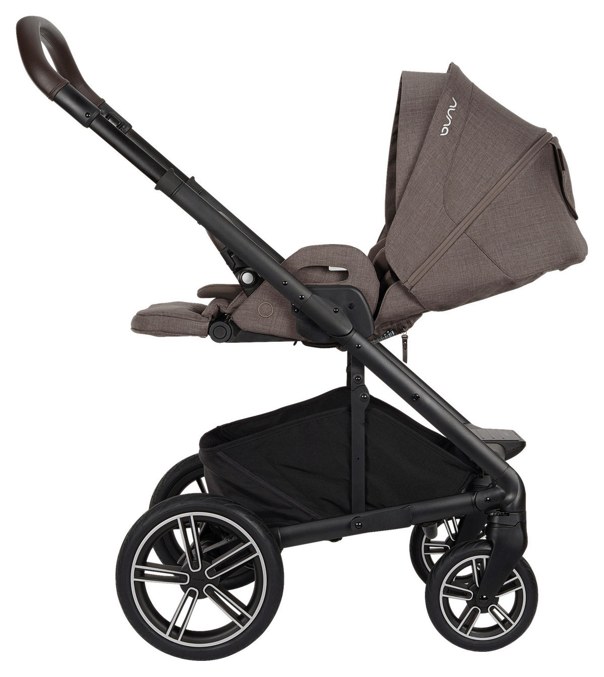 KINDERWAGENSET Mixx Next  - Graubraun, Basics, Kunststoff (60/110/82cm) - Nuna