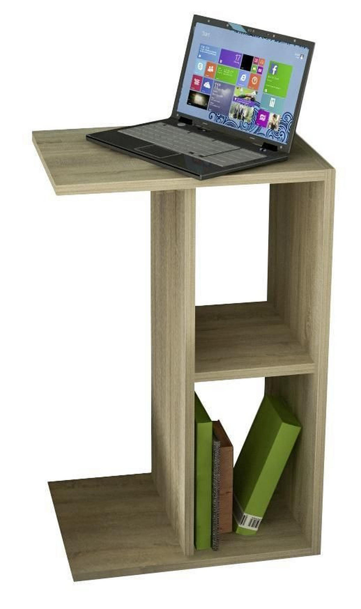 Couchtisch in Eichefarbe in Holzwerkstoff 40/30/63 cm  - Eichefarben, Basics, Holzwerkstoff (40/30/63cm) - MID.YOU