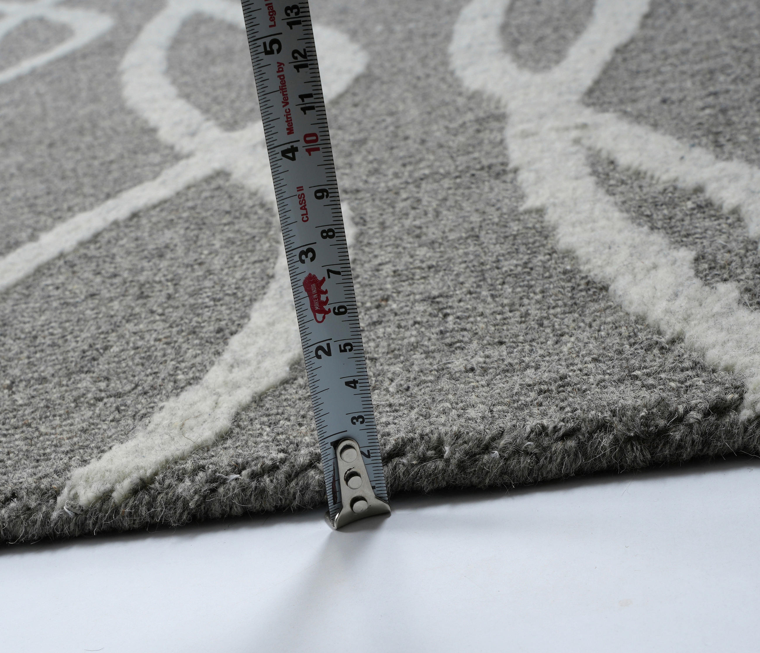 WOLLTEPPICH 160/230 cm Grau  - Grau, Basics, Textil (160/230cm)