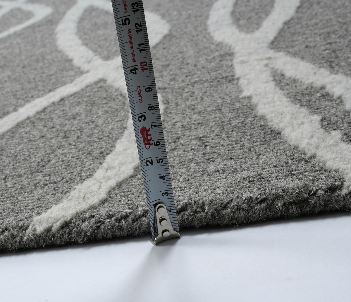 WOLLTEPPICH 160/230 cm Grau  - Grau, Basics, Textil (160/230cm)