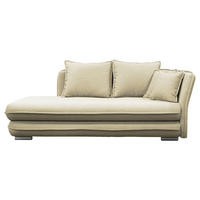 LIEGE in Flachgewebe Creme  - Silberfarben/Creme, Design, Kunststoff/Textil (224/84/99/107cm) - MID.YOU