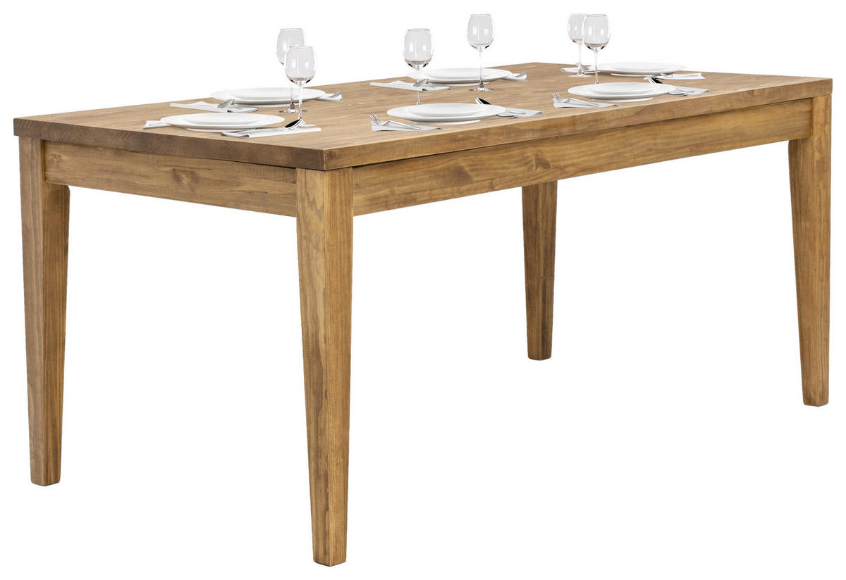 ESSTISCH Eichefarben rechteckig  ausziehbar  - Eichefarben, MODERN, Holz (170/210/78/90cm) - MID.YOU