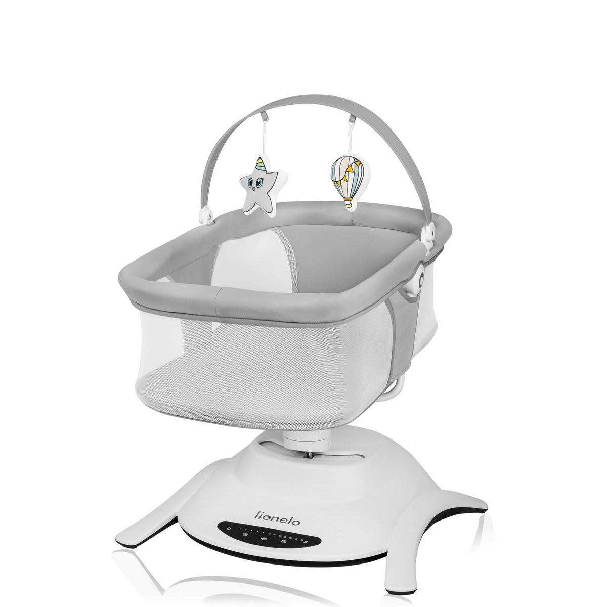 WIEGE Bella Set 2 in 1  Grau  - Grau, Basics (60,5/76,5/57,5cm) - Lionelo