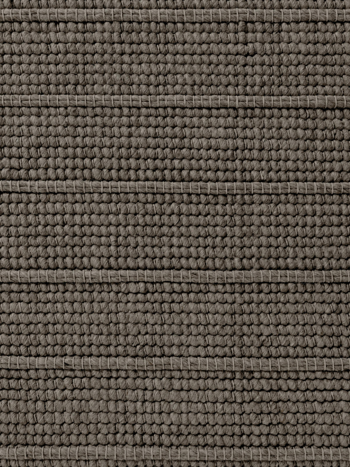 WOLLTEPPICH 80/250 cm Camden Grau, Dunkelbraun rechteckig  - Dunkelbraun/Grau, KONVENTIONELL, Textil (80/250cm) - Ted Baker