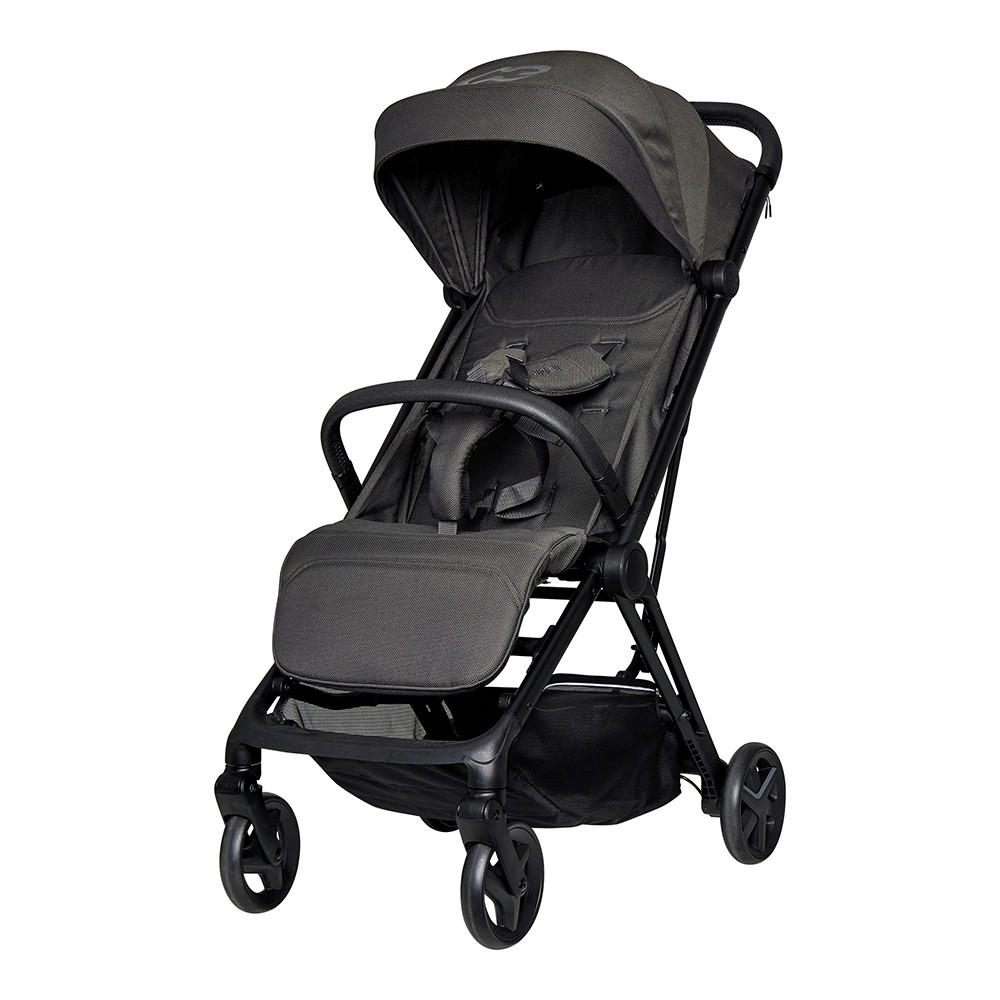 BUGGY Re-act  - Anthrazit/Schwarz, Basics, Kunststoff/Textil (108/85/51,5cm) - Koelstra
