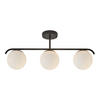 DECKENLEUCHTE     - Schwarz, KONVENTIONELL, Glas/Metall (69/14/29cm) - Nordlux